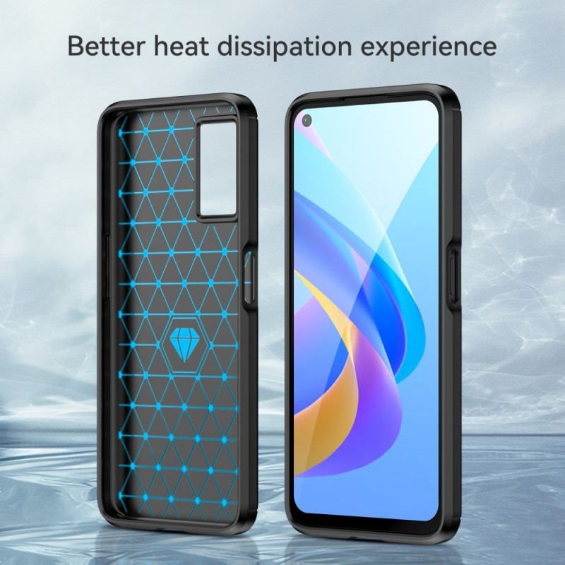 Coque Realme 9i Fibre Carbone Brossée