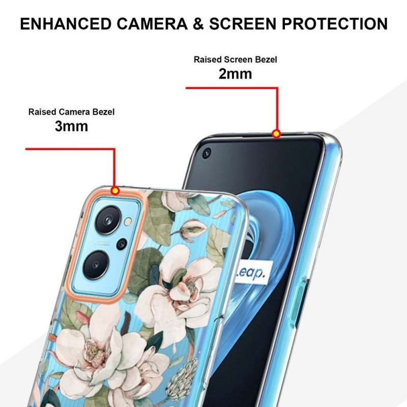 Coque Realme 9i Fleurs Live the Life You Love