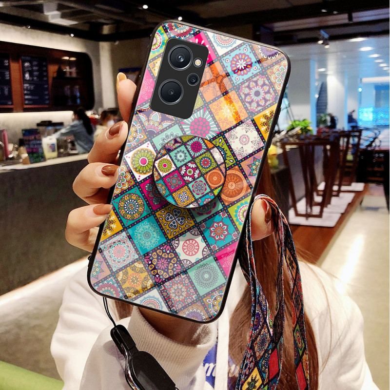 Coque Realme 9i Support Magnétique Patchwork