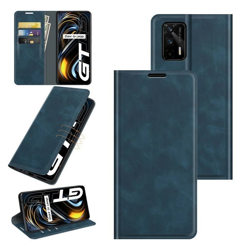 Coque Realme GT 5G Style Cuir Coutures