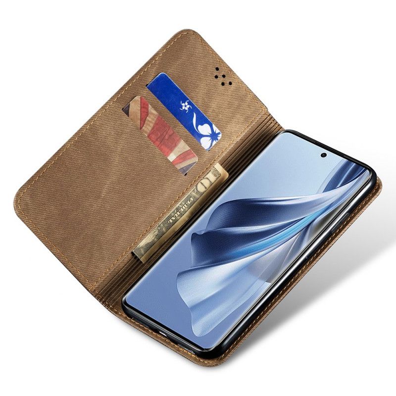 Étui Oppo Reno 11F 5G Tissu Jeans