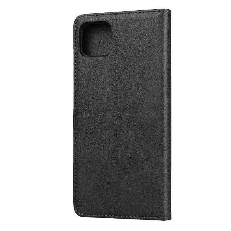 Flip Cover Google Pixel 4 Premium Simili Cuir Coutures