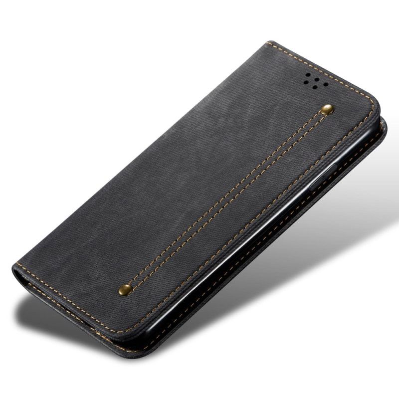 Flip Cover Google Pixel 8 Pro Tissu Jeans