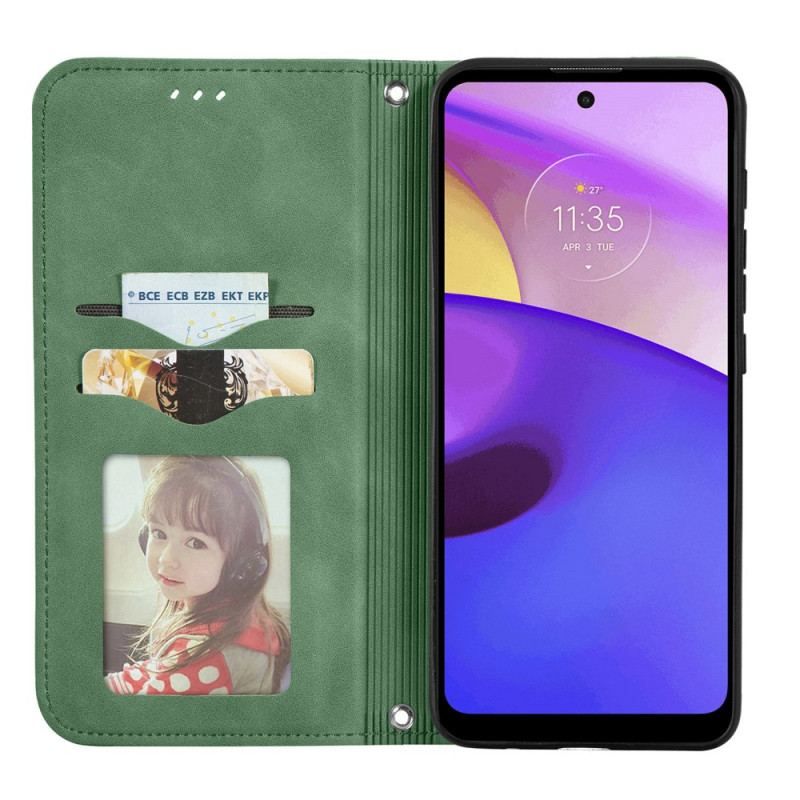 Flip Cover Moto E40 / E30 / E20 Skin-Touch Design