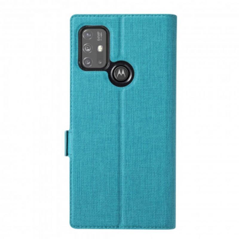 Flip Cover Moto G30 / G10 Texturée Vili Dmk