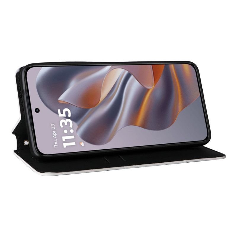 Flip Cover Motorola Edge 50 Neo Cubes 3D