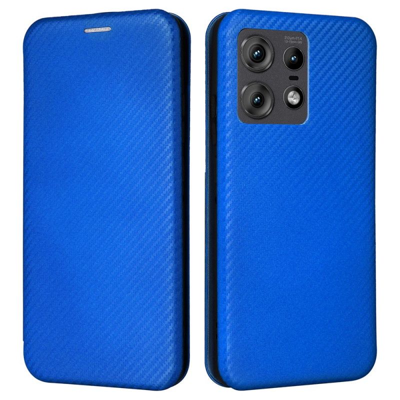 Flip Cover Motorola Edge 50 Pro Fibre Carbone