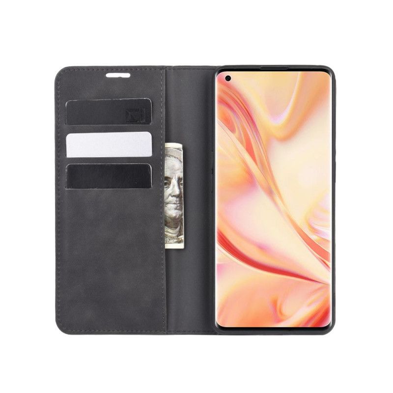 Flip Cover Oppo Find X2 Pro Effet Cuir Douceur