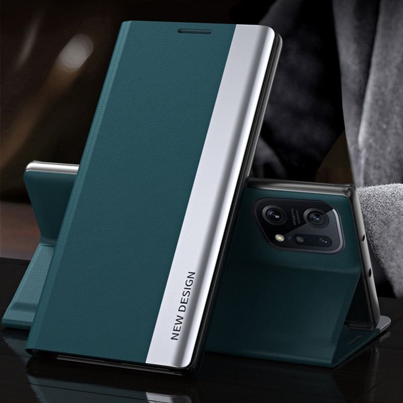 Flip Cover Oppo Find X5 Pro New Design