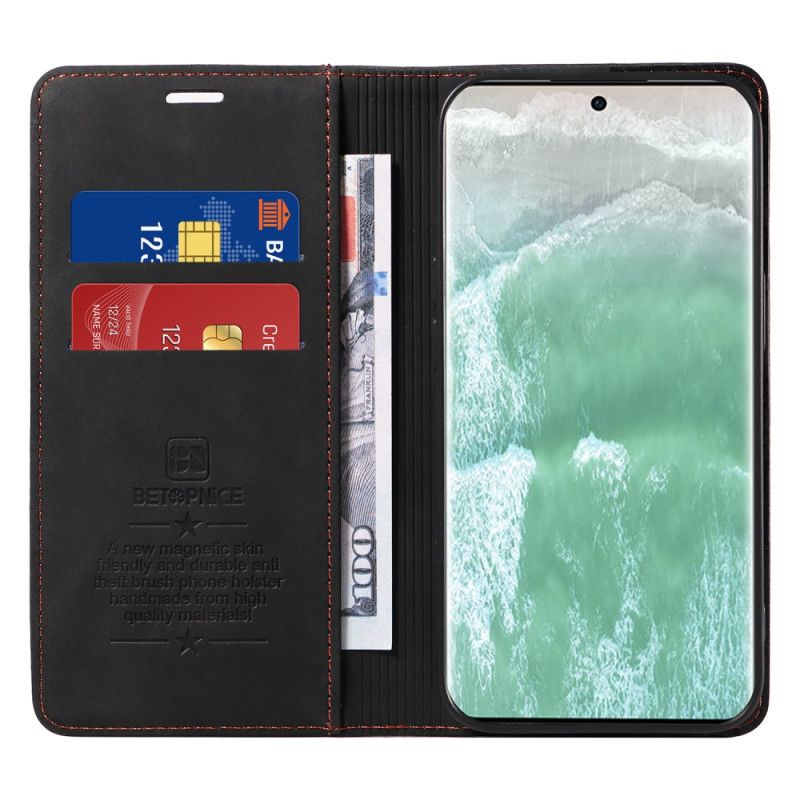 Flip Cover Oppo Reno 11 5G Blocage RFID Effet Daim BETOPNICE