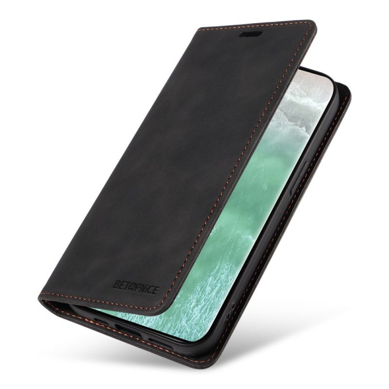 Flip Cover Oppo Reno 11 5G Blocage RFID Effet Daim BETOPNICE