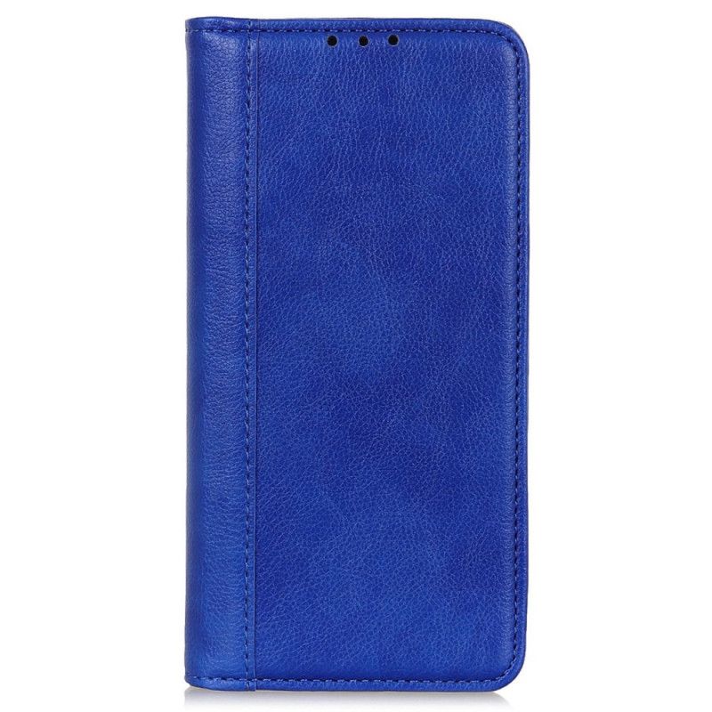 Flip Cover Oppo Reno 11 5G Cuir Fendu Texture Litchi