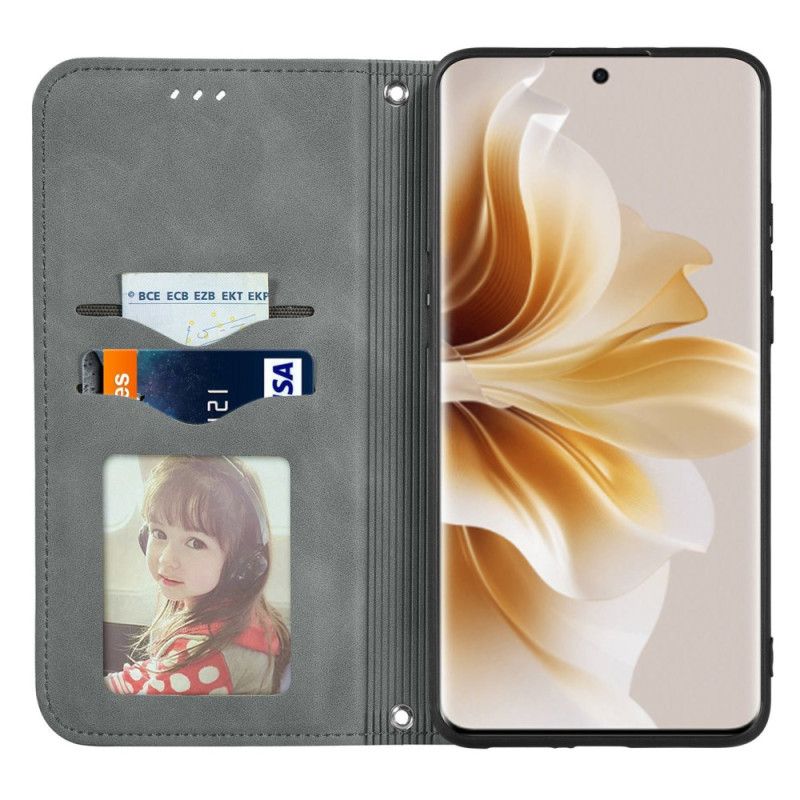 Flip Cover Oppo Reno 11 5G Effet Daim