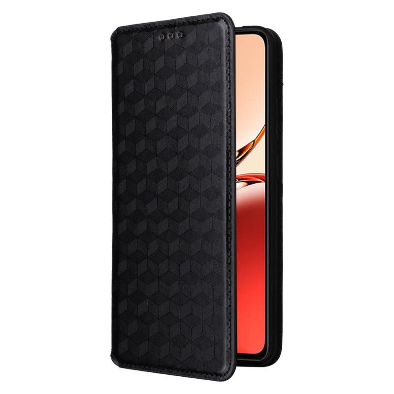 Flip Cover Oppo Reno 12F 5G 5G Motif Losanges