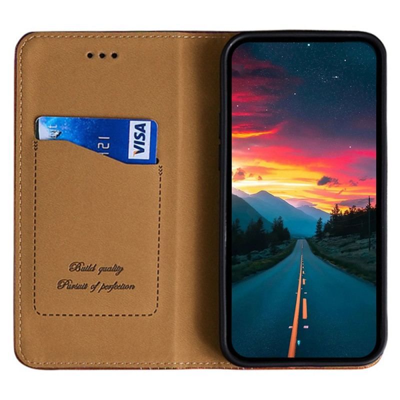 Flip Cover Oppo Reno 7 Simili Cuir Vintage