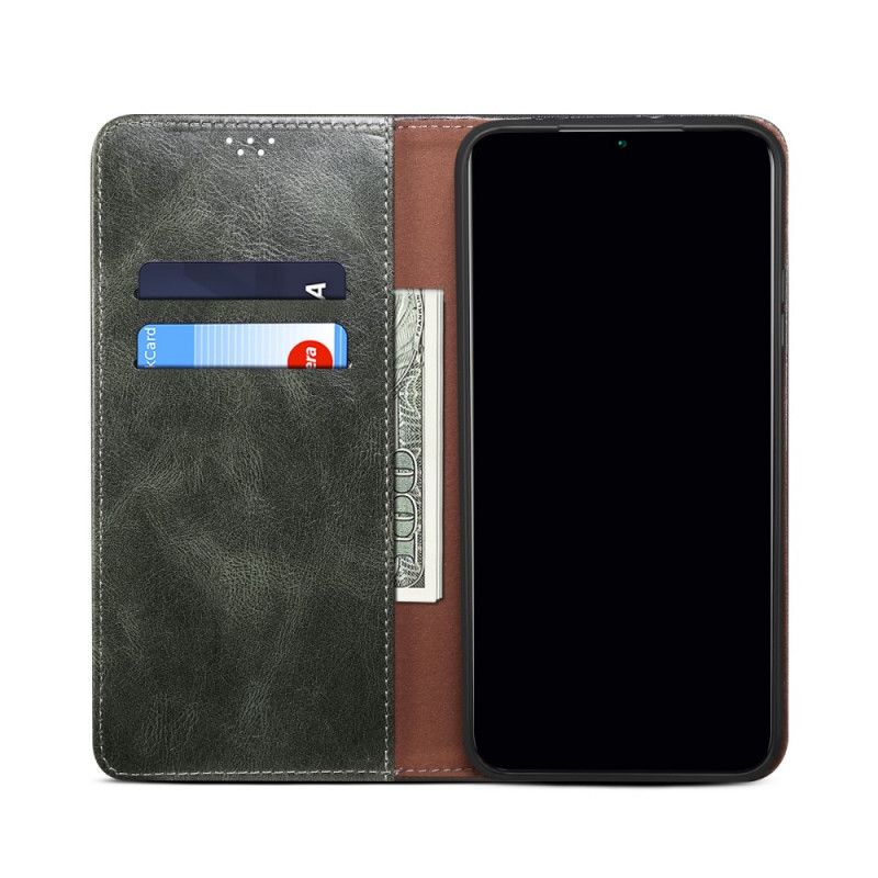 Flip Cover Pour Google Pixel 6 Simili Cuir Ciré