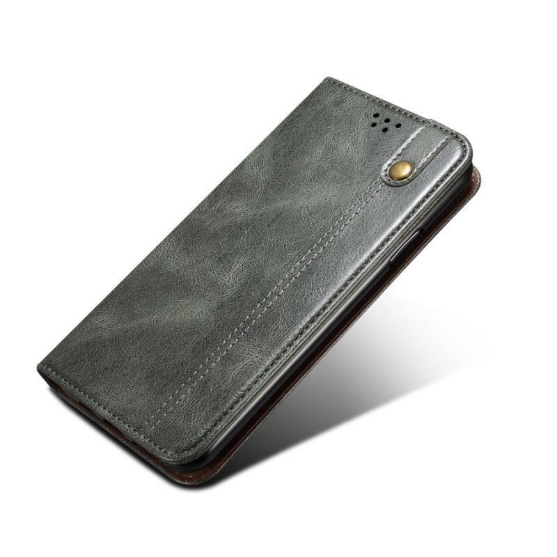 Flip Cover Pour Google Pixel 6 Simili Cuir Ciré