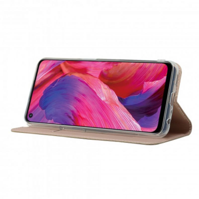 Flip Cover Pour Oppo A54 5G / A74 5G Fermoir Magnétique