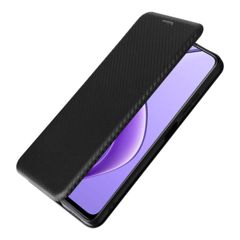 Flip Cover Realme 12 5G / 12X 5G Fibre Carbone