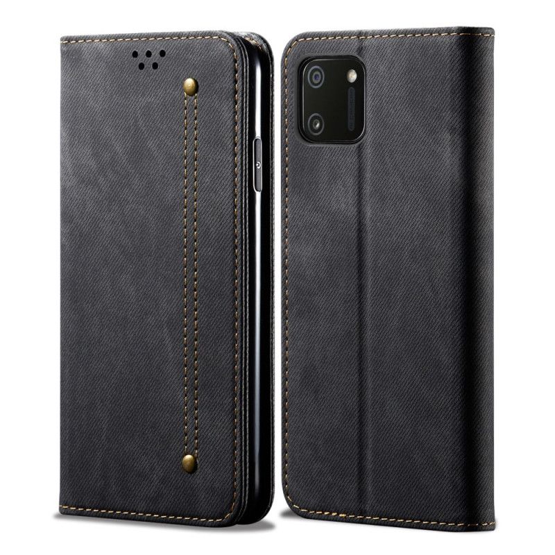 Flip Cover Realme C11 Simili Cuir Texture Jeans