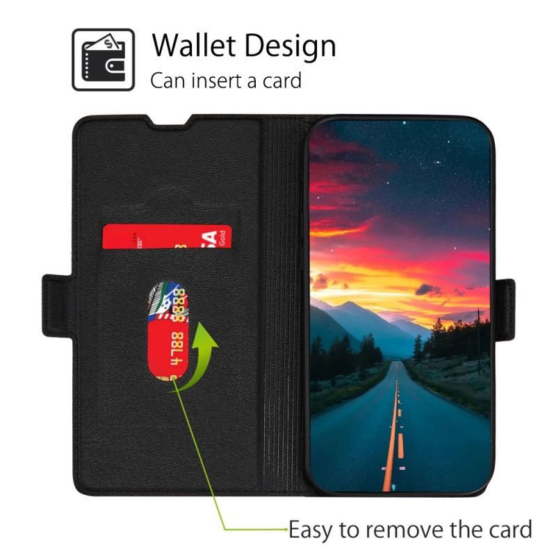 Flip Cover Realme Style Simili Cuir Ultra Fin