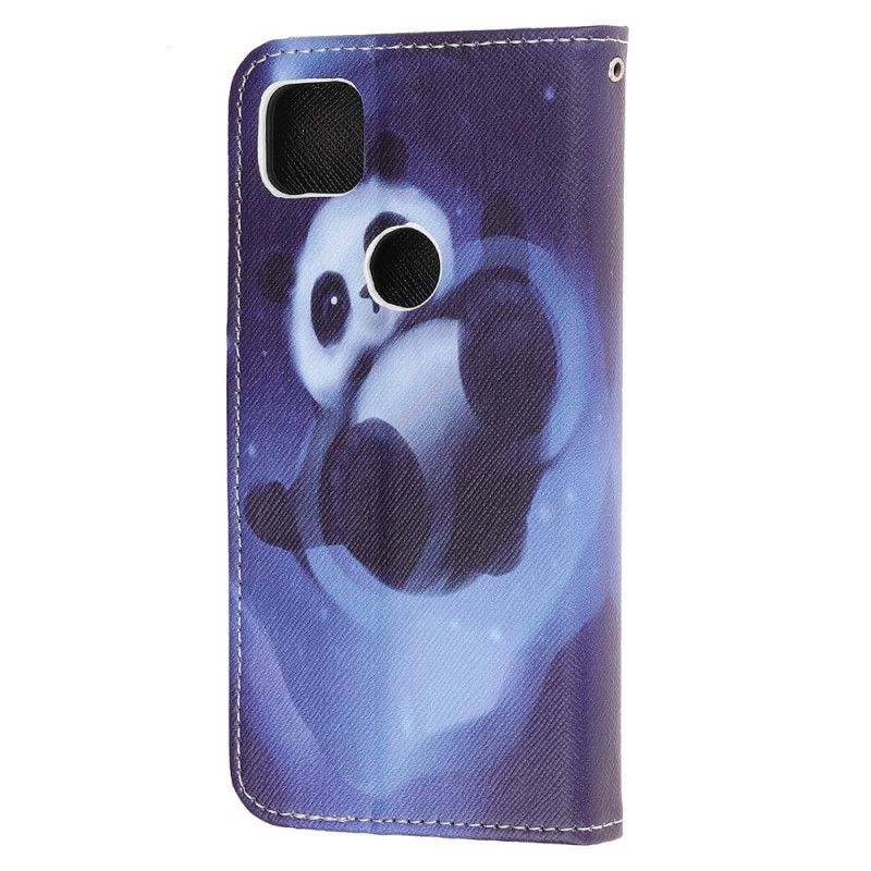 Housse Google Pixel 4a Panda Space À Lanière