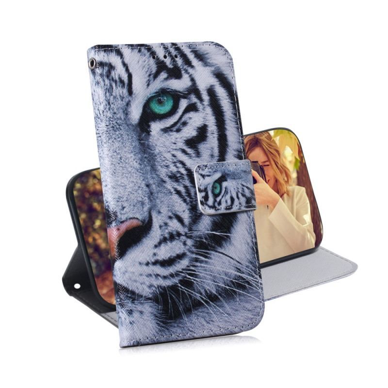 Housse Google Pixel 7 Pro Tigre Blanc