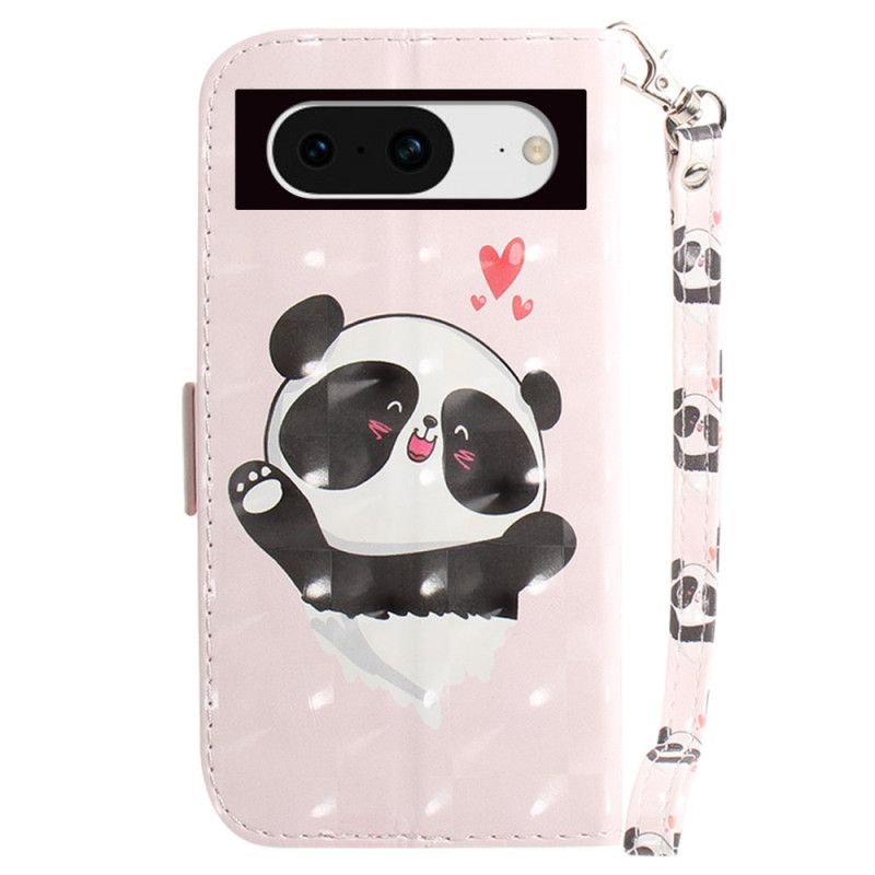 Housse Google Pixel 8 Panda Love à Lanière