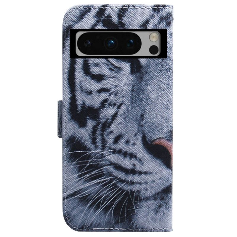 Housse Google Pixel 8 Pro Tigre Blanc