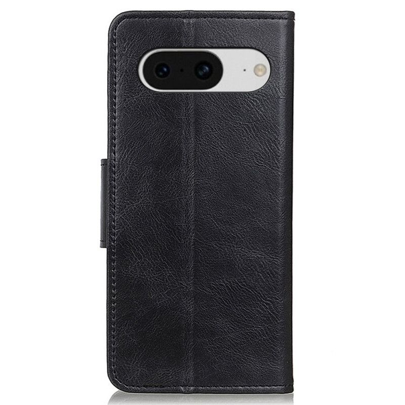 Housse Google Pixel 8 Style Cuir Fermoir Réversible