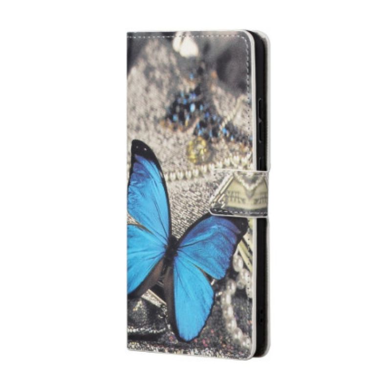 Housse Google Pixel 8A Papillon Bleu