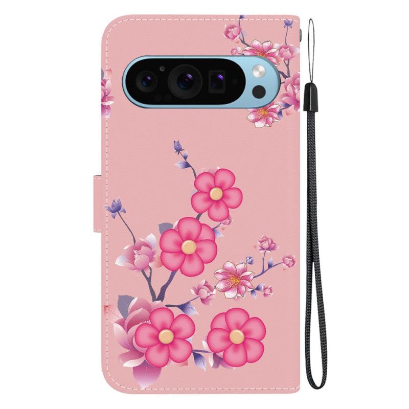 Housse Google Pixel 9 / Pixel 9 Pro Sakura à Lanière