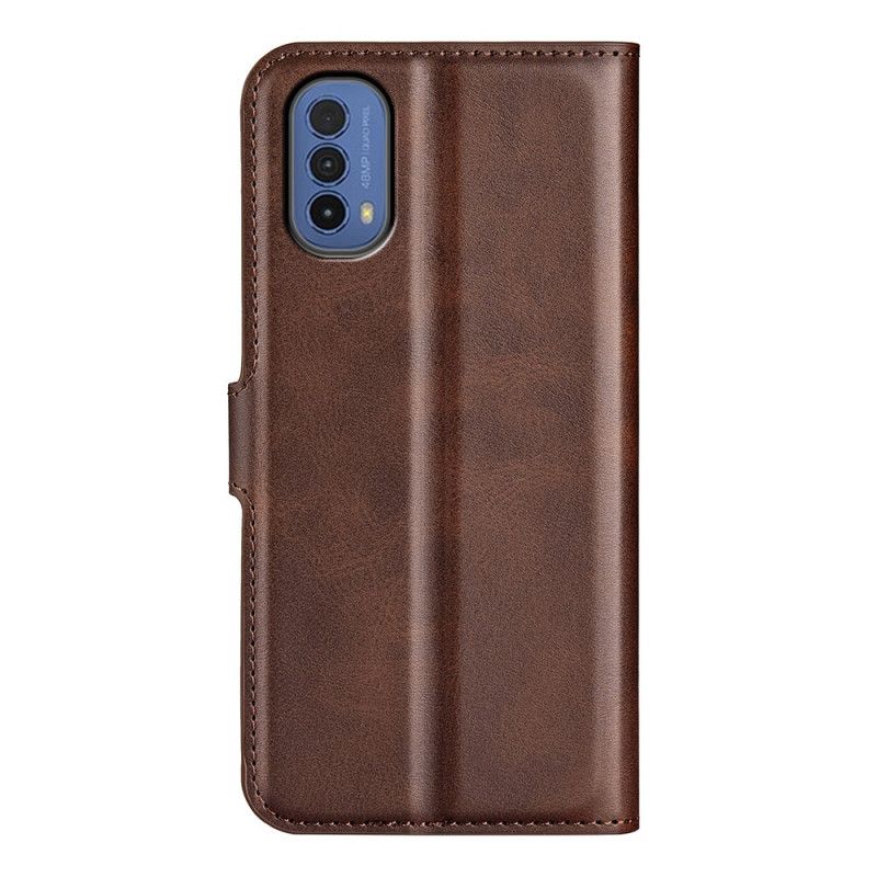 Housse Moto E20 / E30 / E40 Effet Cuir Slim Extrême