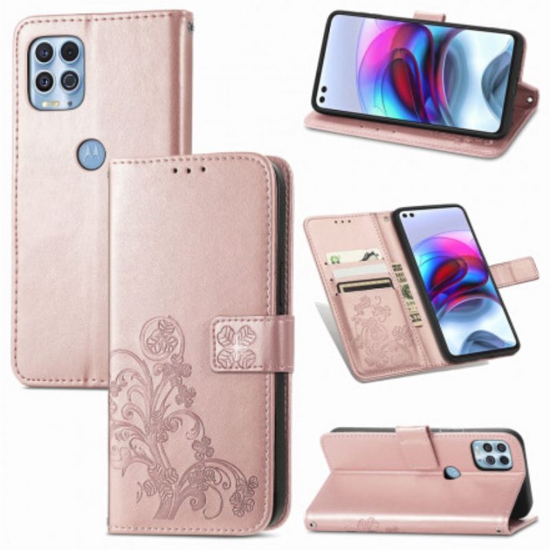 Housse Moto G100 Fleurs D'asie