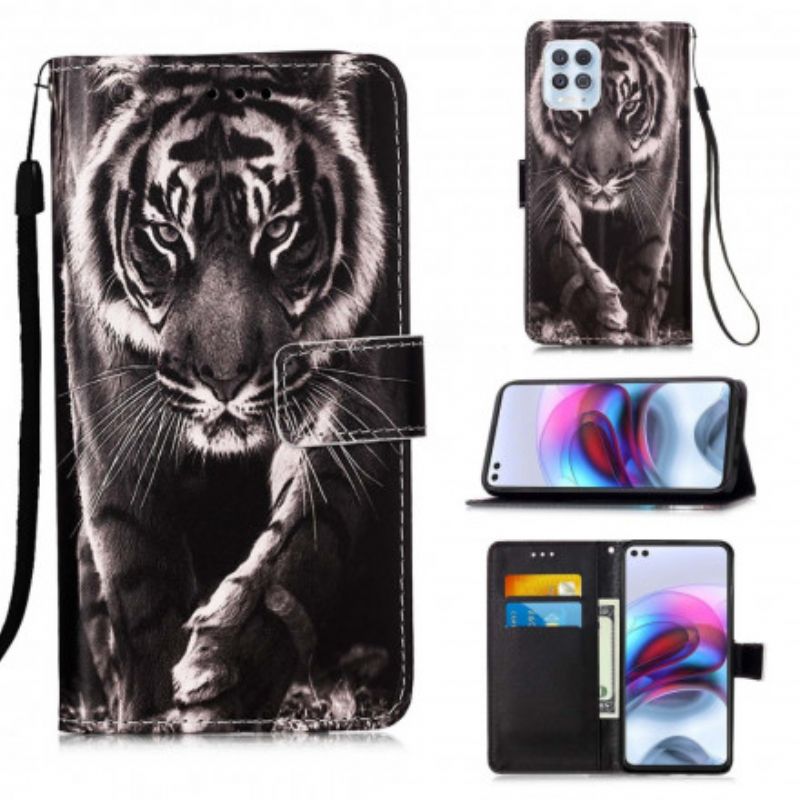 Housse Moto G100 Tigre De Nuit