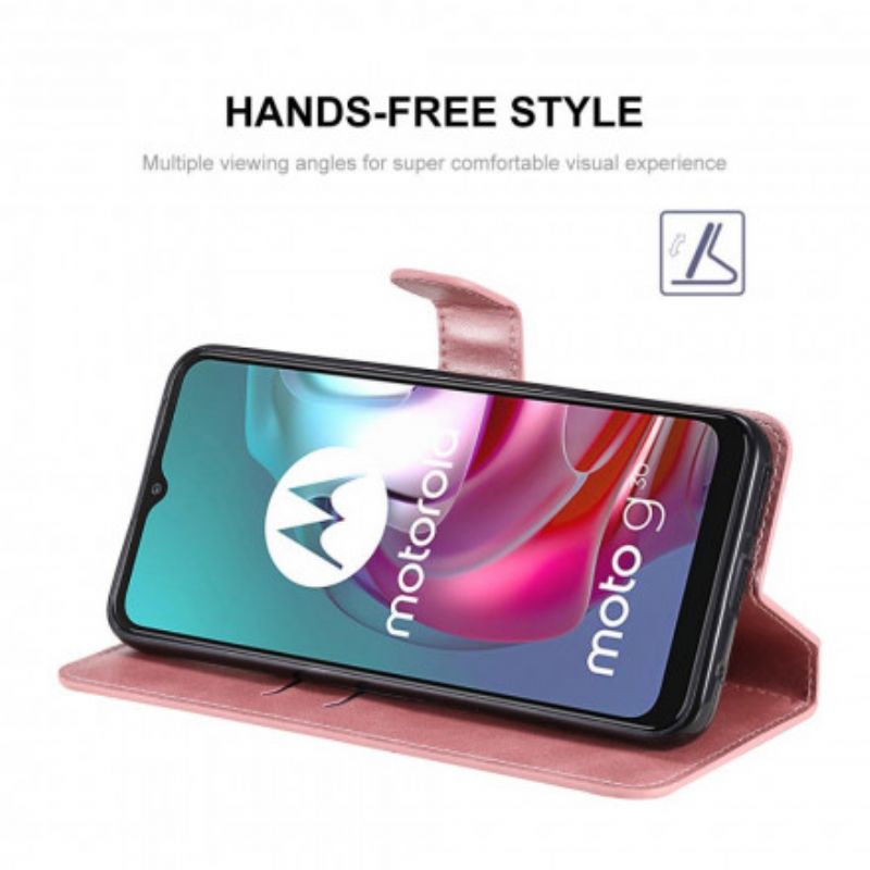 Housse Moto G30 / G10 Enkay Simili Cuir