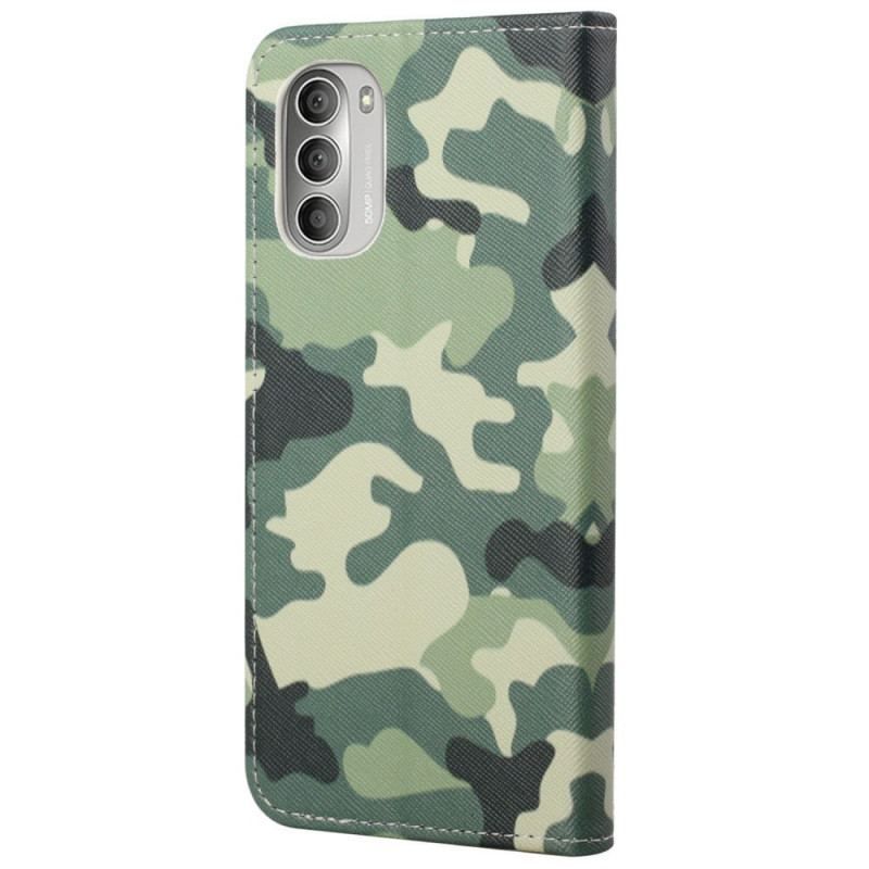 Housse Moto G51 5G Camouflage Militaire