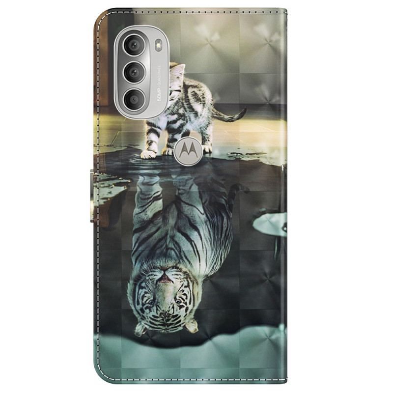 Housse Moto G51 5G Ernest Le Tigre