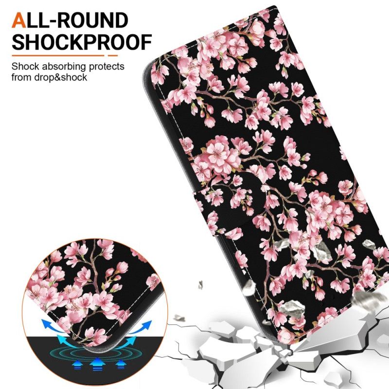 Housse Motorola Edge 50 Neo Fleurs de Prunier