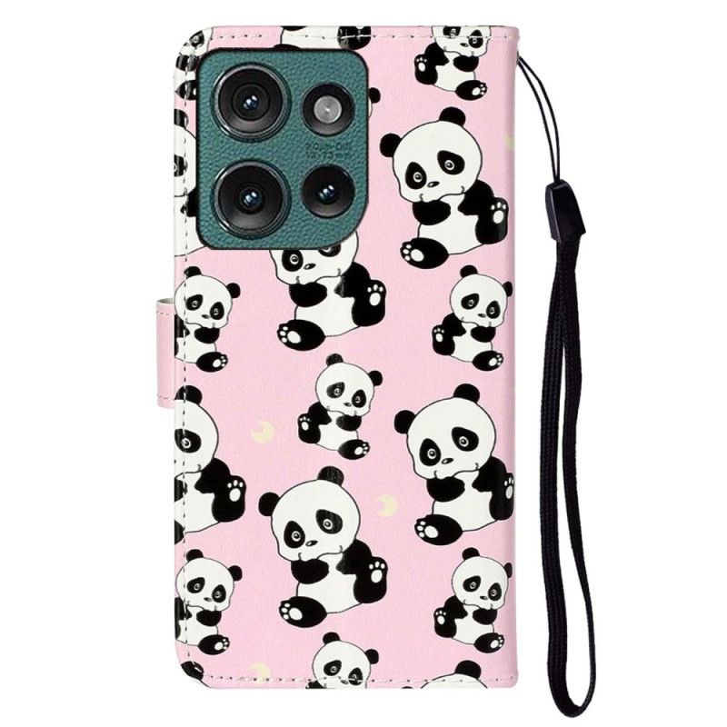 Housse Motorola Edge 50 Pandas Premium