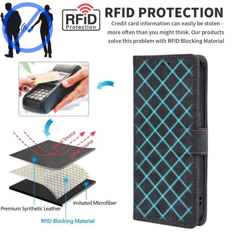 Housse Motorola Edge 50 Pro Effet Daim Protection RFID