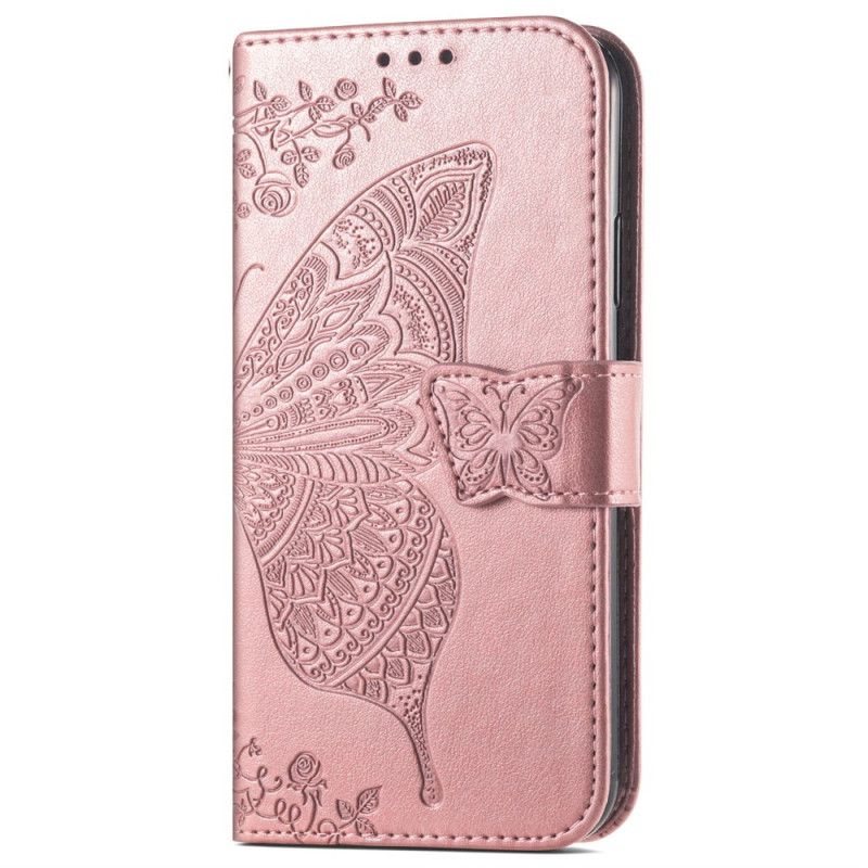 Housse Motorola Edge 50 Ultra Papillon Baroque