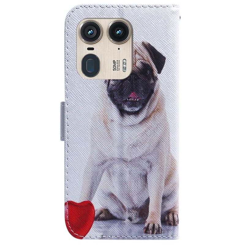 Housse Motorola Edge 50 Ultra Pug Dog