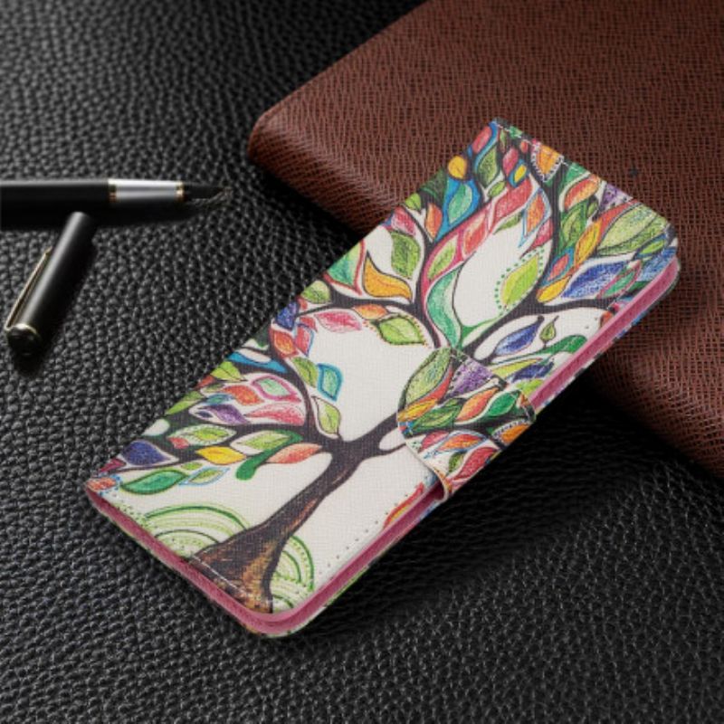 Housse Oppo A94 5G Arbre Coloré