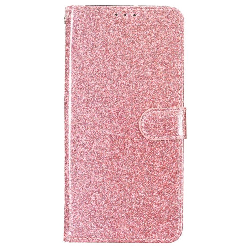 Housse Oppo A98 5G Paillettes à Lanière