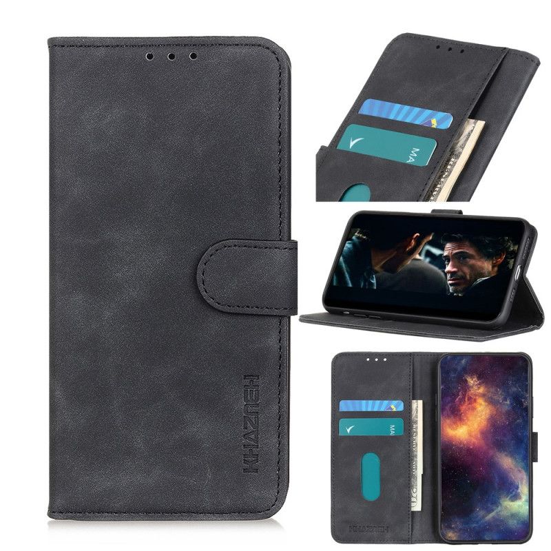 Housse Oppo Find X2 Pro Matte Effet Cuir Vintage Khazneh