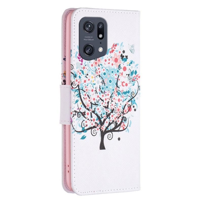 Housse Oppo Find X5 Pro Flowered Tree