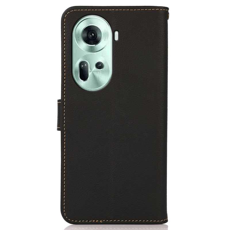 Housse Oppo Reno 11 5G Cuir Véritable KHAZNEH