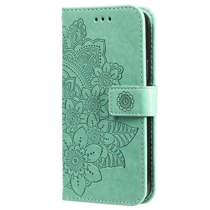 Housse Oppo Reno 11 5G Motif Floral à Lanière