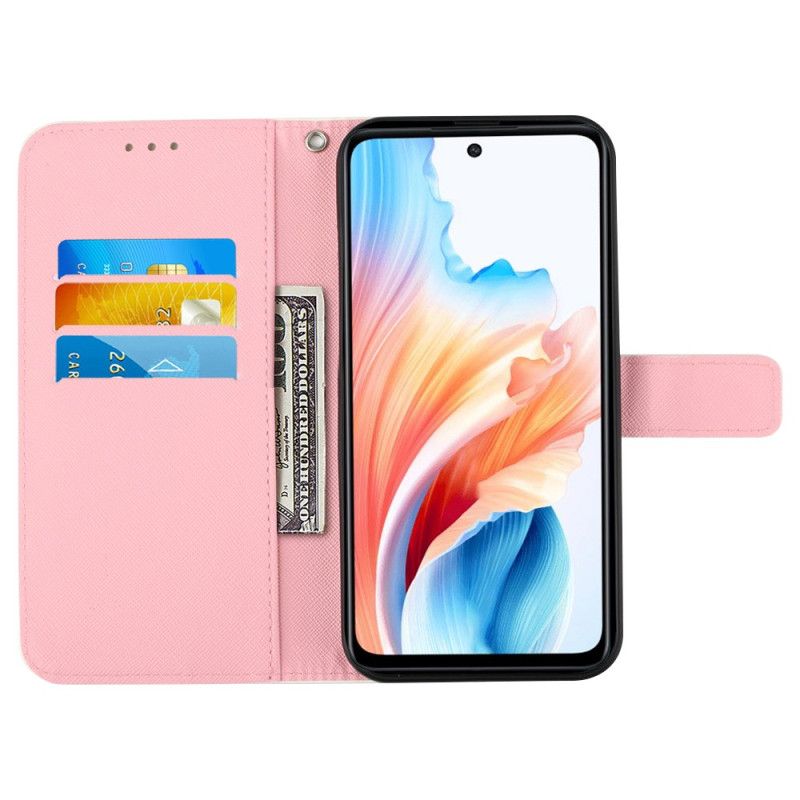 Housse Oppo Reno 11 5G Papillons Roses